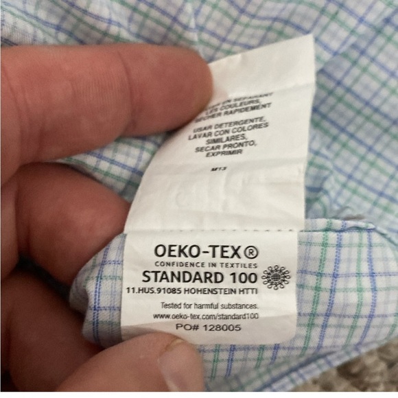 Tommy Hilfiger, The Flex Collar, Athletic Fit Cotton Dress Shirt, 16.5” 36/37 - Picture 8 of 12